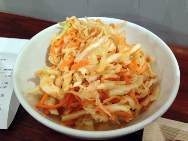 coleslaw at rub slow food diner