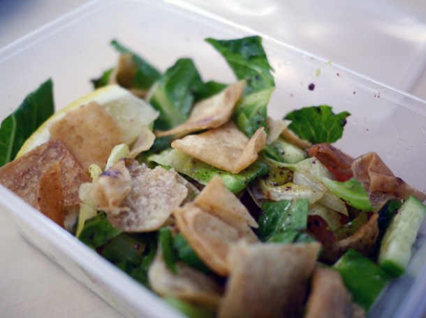 fattoush from maroush v