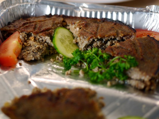 take away kibbeh saynieh from maroush v