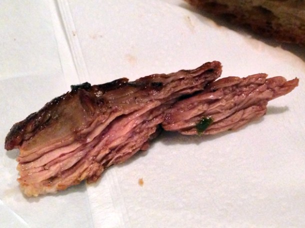 bavette steak at mamita que chorizo