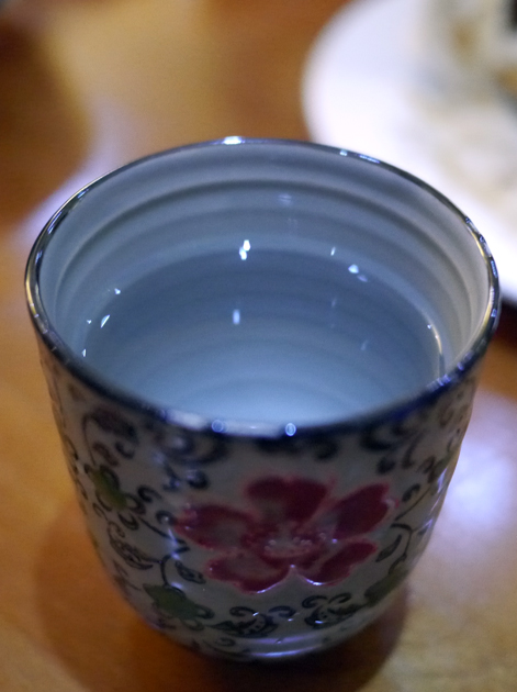 water for the table at oriental dragon