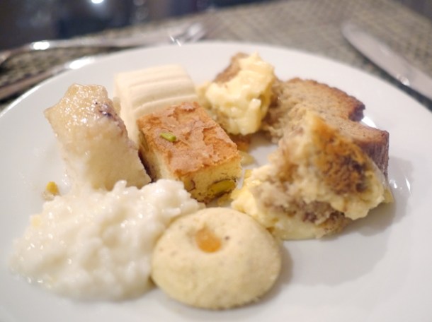 buffet desserts at marina plaza