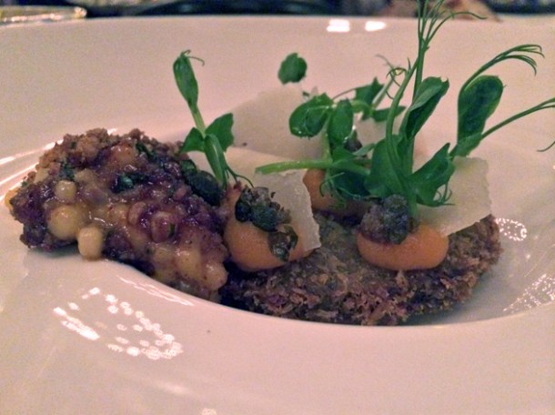 crispy lamb breast at berners tavern