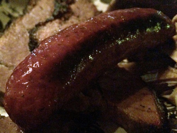 link sausage at texas joe's