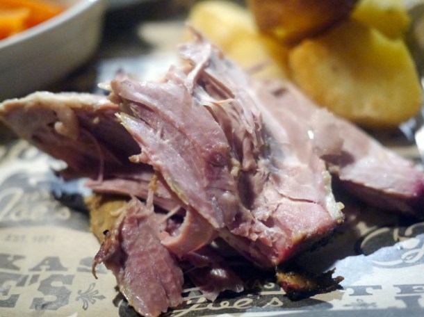 pork shoulder sunday roast at texas joe's