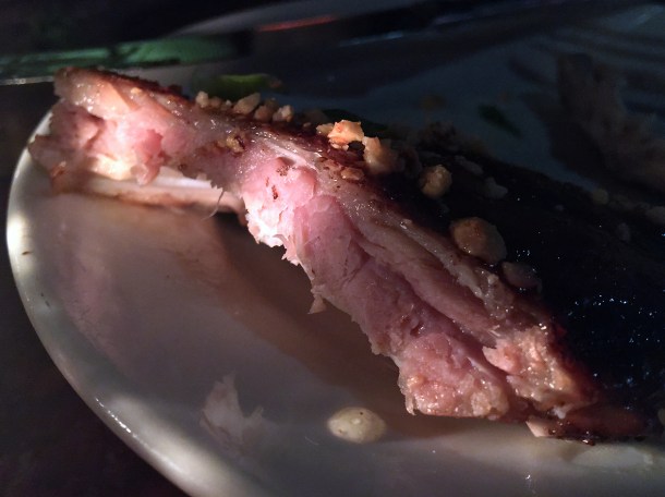 illustrative photo of the baby back ribs at Ember Yard Soho