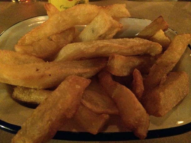 chips at ape and bird