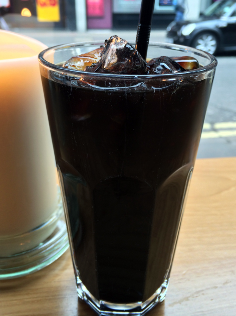 iced coffee at janetira