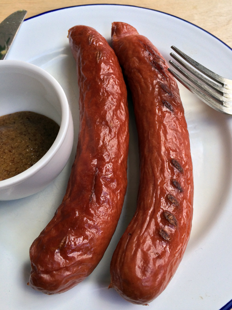 beef frankfurters at boopshi's
