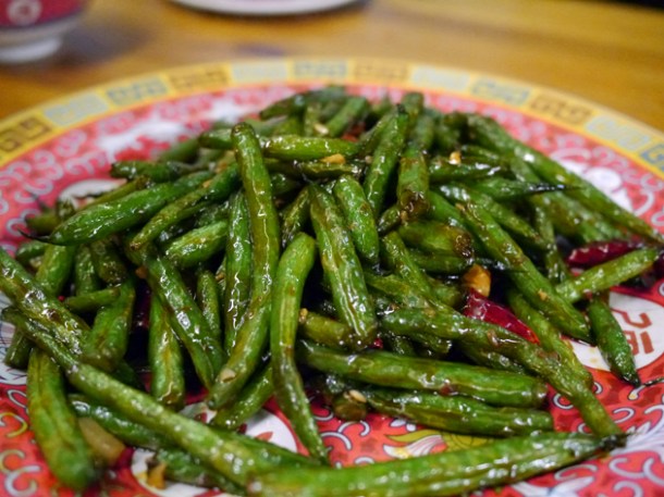 french beans at my old place