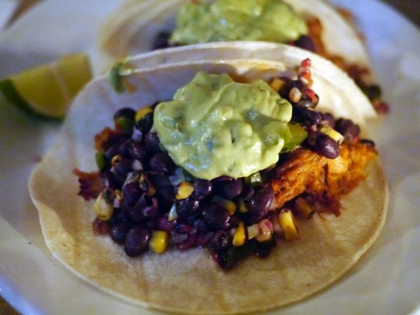 pork tacos at blackfoot
