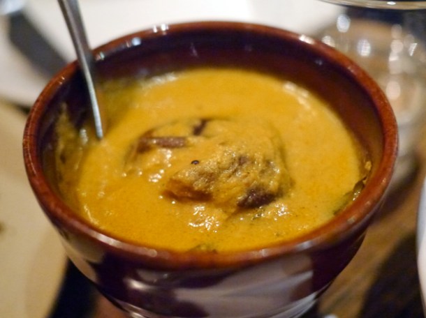 baby aubergine curry side at imli street