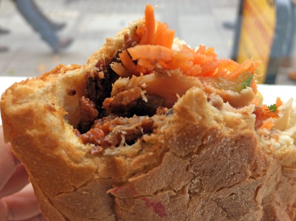 classic banh mi at pho express