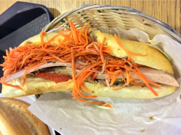 classic saigon banh mi at aobaba elephant and castle