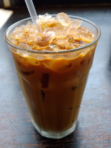 iced vietnamese coffee at keu