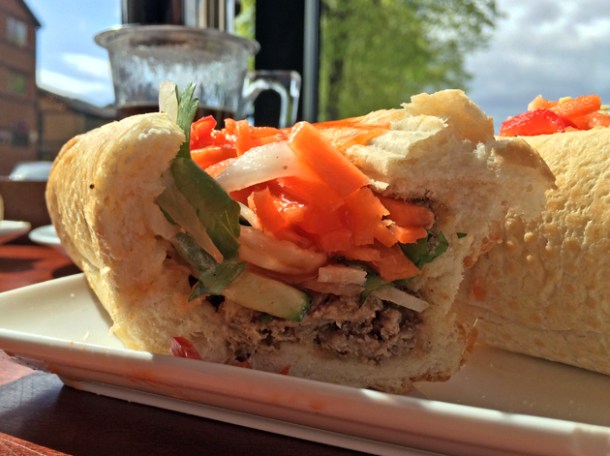 pork vietnamese sandwich from la du du