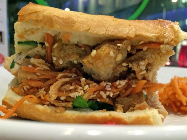 tofu sandwich at velo