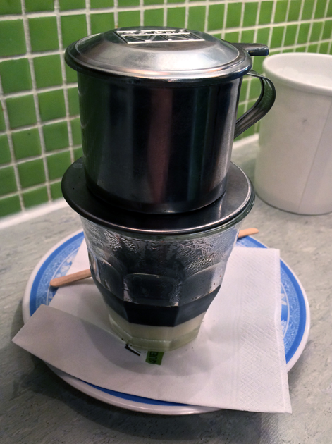 vietnamese coffee at miss chu