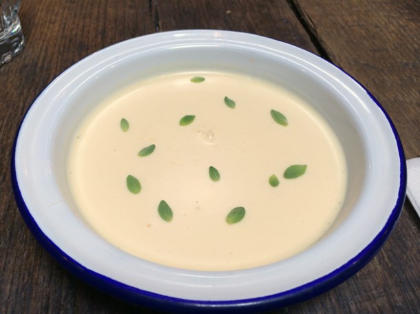 lemon posset with marjoram at barnyard