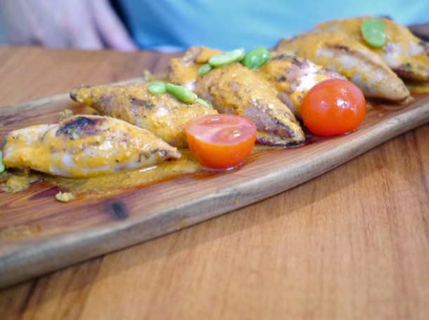 stuffed baby squids at sardo