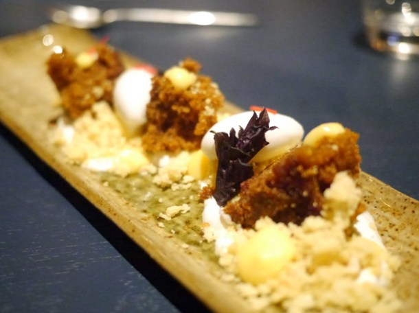 Japanese carrot cake at kurobuta marble arch