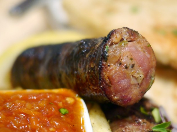 wild boar sausage at 21 bateman street