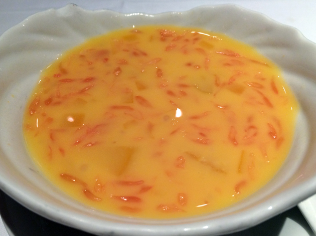 grapefruit and mango with tapioca at pearl liang