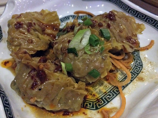 lamb dumpling in chilli dressing at phoenix palace