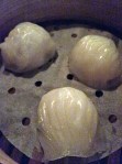 lobster dumplings at opium