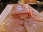 prawn and dried beancurd cheung fun at courtesan