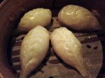 sea bass and fennel dumplings at opium