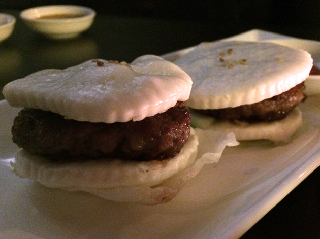 wagyu and ribeye sliders at courtesan