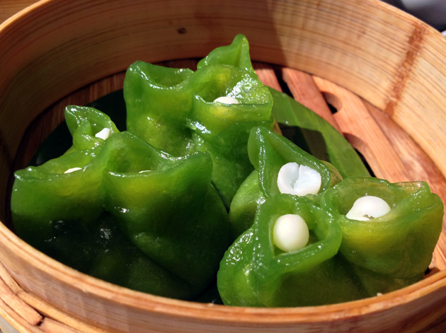 wild mushroom dumplings at yauatcha