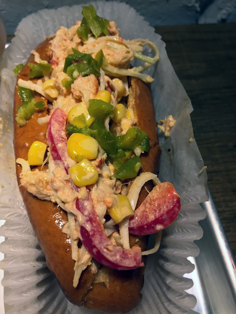 mexican lobster roll at smack lobster