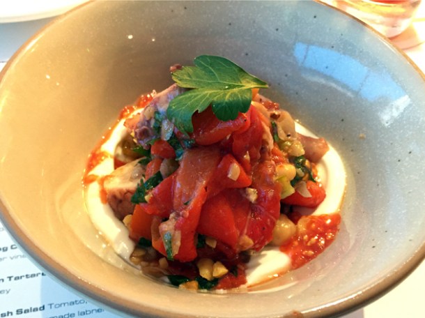 polpo a la papi octopus at the palomar