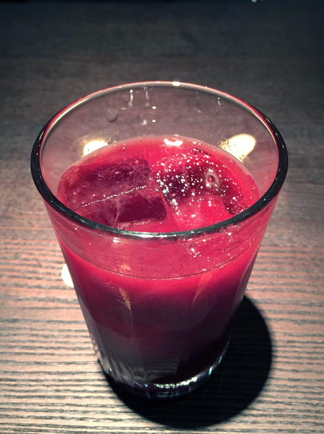 cherry iced tea at babaji pide