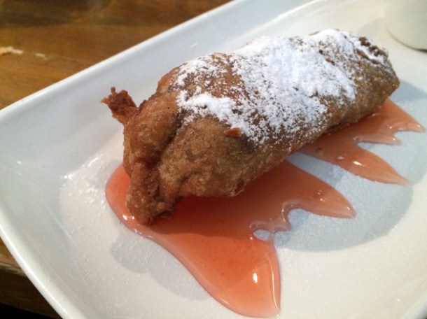 deep fried mars bar at the thirsty bear