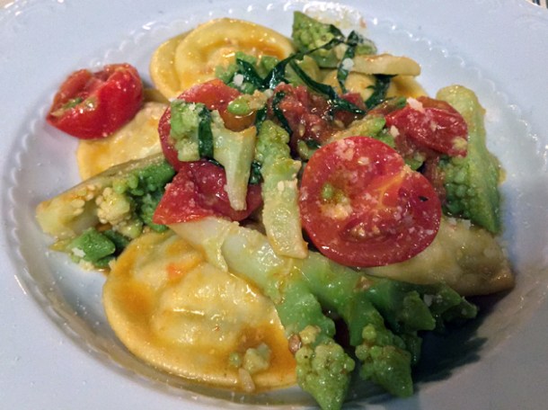 salt cod ravioli at necci