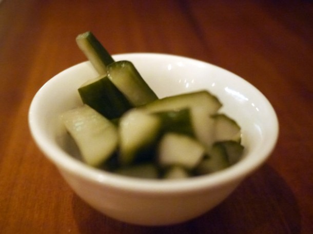 pickled cucumber at bo drake