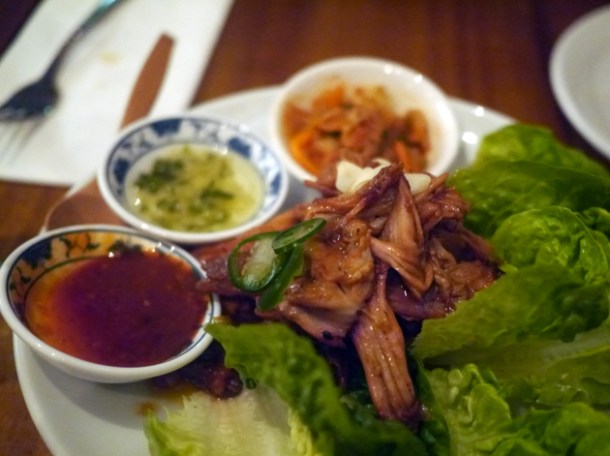pulled pork ssam at bo drake