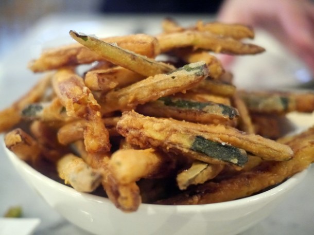 courgette fries at rex and mariano
