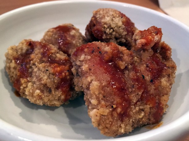 fried chicken at bao soho