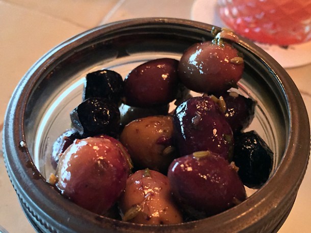 spicy olives at berber and q