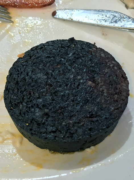 black pudding at the perfectionists' cafe heathrow terminal 2