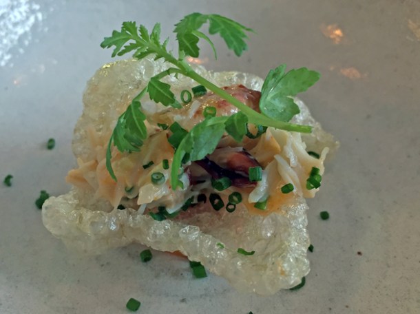 crab crackling at pidgin