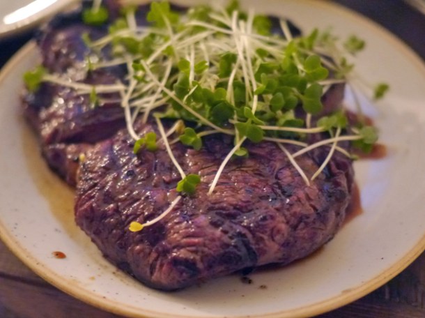 beef with birch syrup at rök