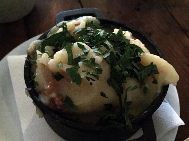 bone marrow mash at rök