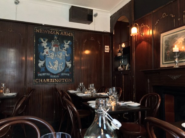 decor upstairs at the newman arms