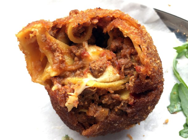 lasagna arancini at vico