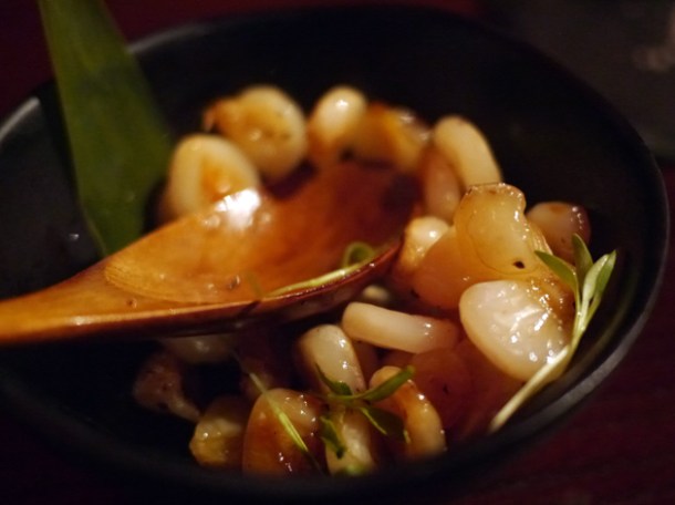 peruvian corn at sushisamba london